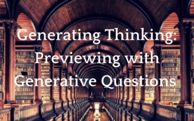 Making Meaning: Previewing with Generative Questions